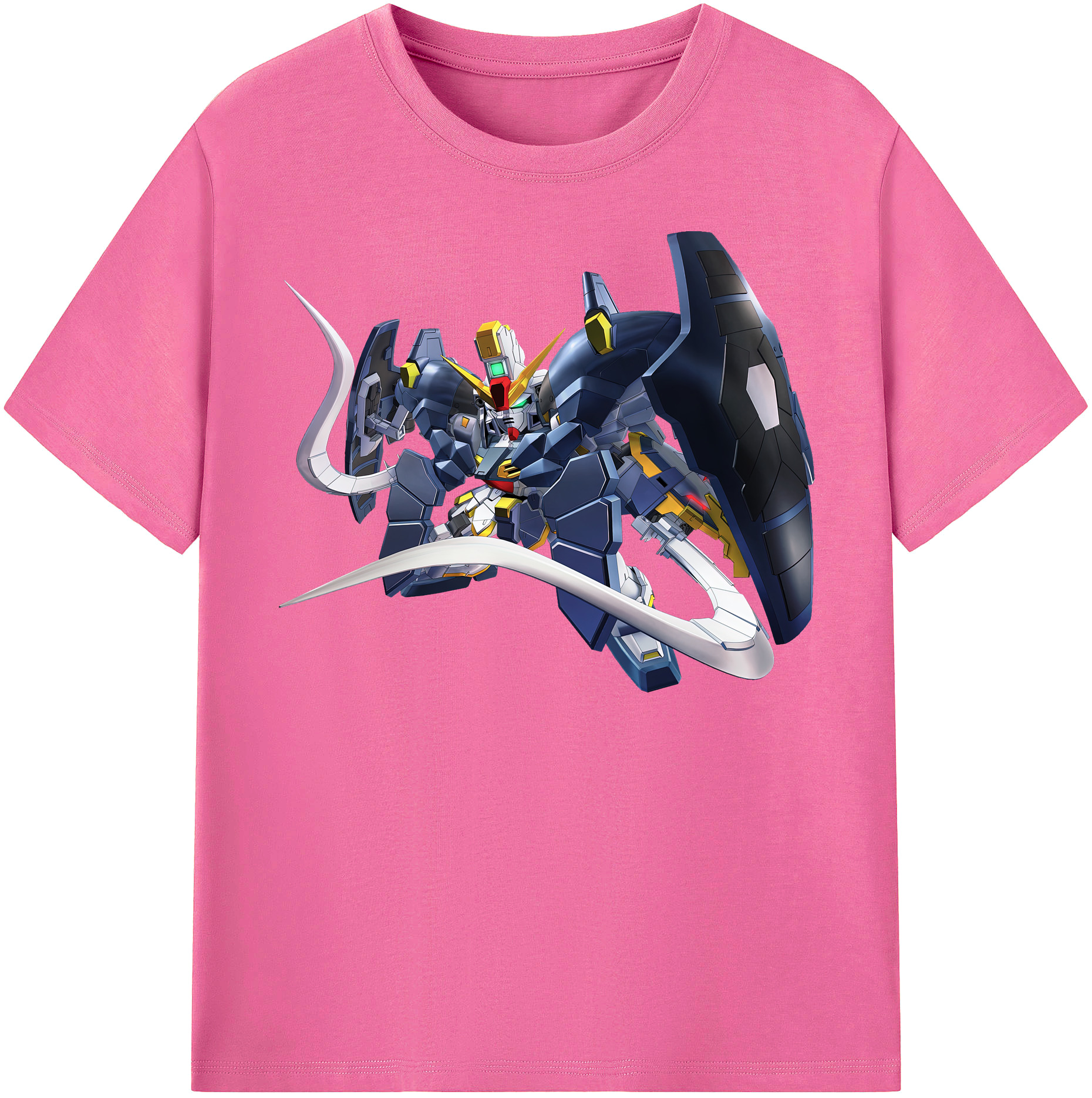 （画像用） 機動戦士ガンダム Mobile Suit Gundam レディースカジュアルプリントTシャツ（綿100％）